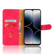 For Ulefone Note 16 Pro Skin Feel Magnetic Flip Leather Phone Case(Rose Red)