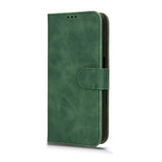 For Ulefone Note 15 Skin Feel Magnetic Flip Leather Phone Case(Green)