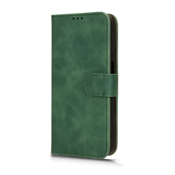 For Ulefone Note 15 Skin Feel Magnetic Flip Leather Phone Case(Green)