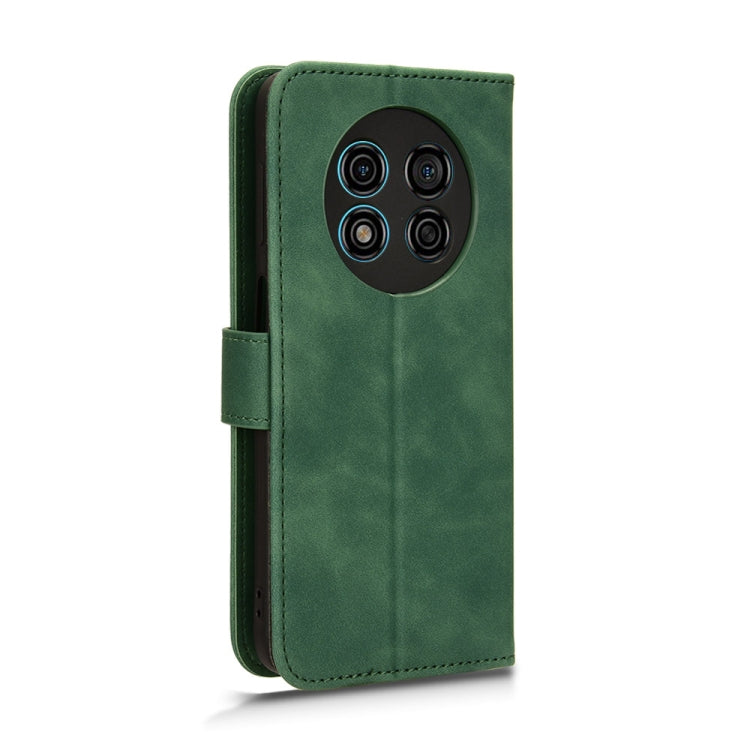 For Ulefone Note 15 Skin Feel Magnetic Flip Leather Phone Case(Green)