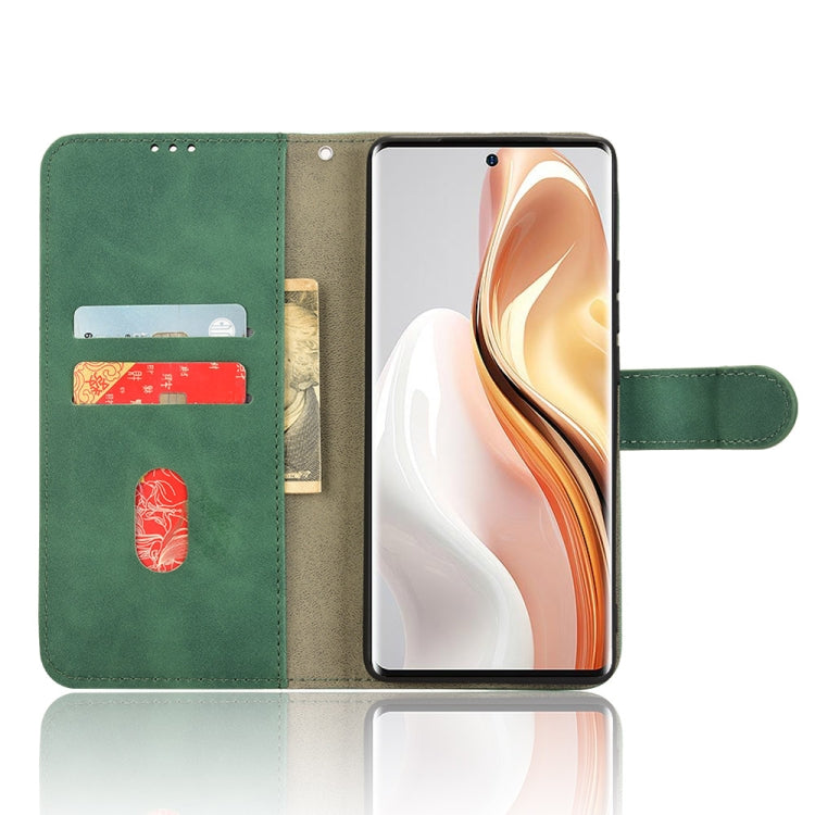 For Ulefone Note 17 Pro Skin Feel Magnetic Flip Leather Phone Case(Green)