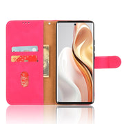 For Ulefone Note 17 Pro Skin Feel Magnetic Flip Leather Phone Case(Rose Red)