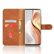 For Ulefone Note 17 Pro Skin Feel Magnetic Flip Leather Phone Case(Brown)
