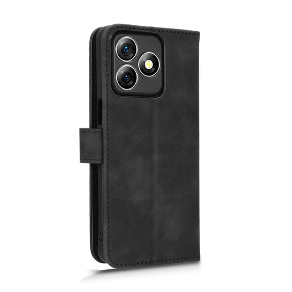For Ulefone Note 18 Ultra Skin Feel Magnetic Flip Leather Phone Case(Black)