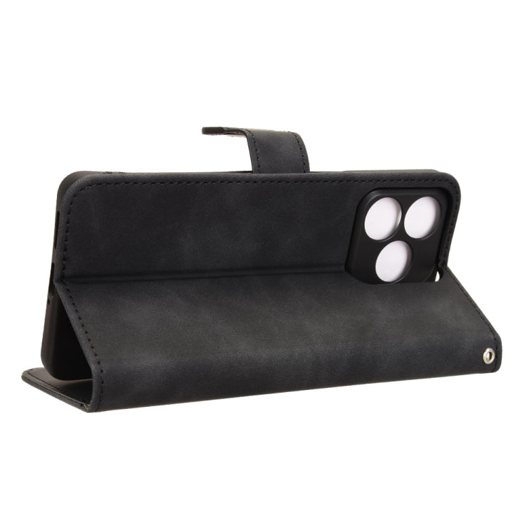 For Ulefone Note 18 Ultra Skin Feel Magnetic Flip Leather Phone Case(Black)