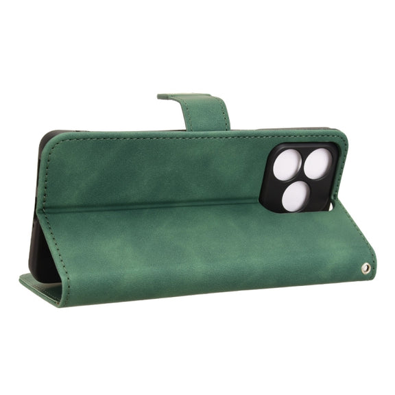 For Ulefone Note 18 Ultra Skin Feel Magnetic Flip Leather Phone Case(Green)