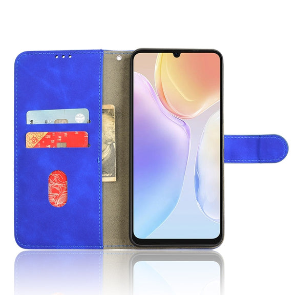 For Ulefone Note 20 Pro Skin Feel Magnetic Flip Leather Phone Case(Blue)