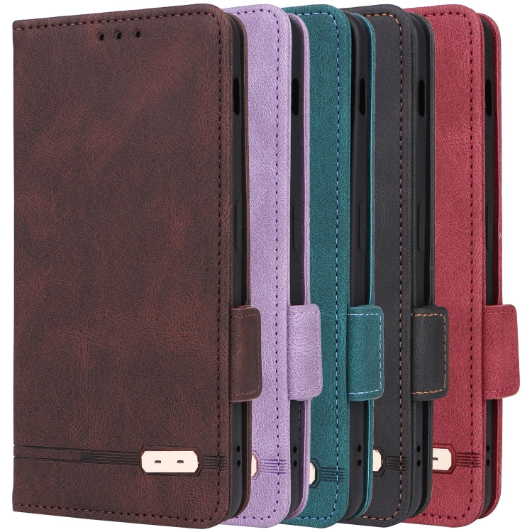 For Realme C53 4G / Narzo N53 4G Magnetic Clasp Leather Phone Case(Brown)