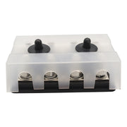 CP-3156 M8 RV Modified Yacht Double-row 4-way Busbar with Dust Cover