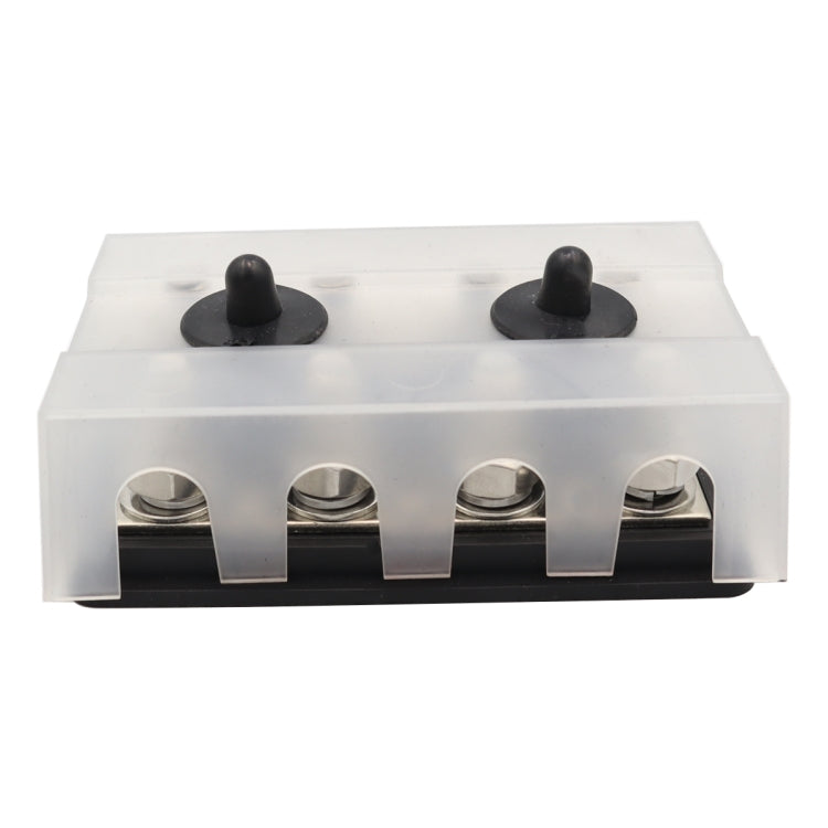CP-3156 M8 RV Modified Yacht Double-row 4-way Busbar with Dust Cover
