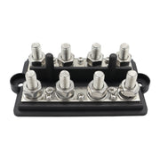 CP-3156 M8 RV Modified Yacht Double-row 4-way Busbar with Dust Cover