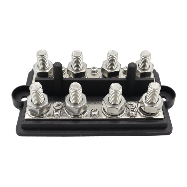 CP-3156 M8 RV Modified Yacht Double-row 4-way Busbar with Dust Cover