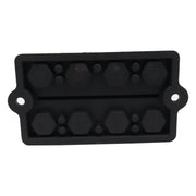 CP-3156 M8 RV Modified Yacht Double-row 4-way Busbar with Dust Cover