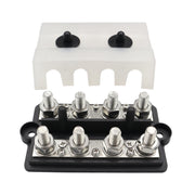 CP-3157 M10 RV Modified Yacht Double-row 4-way Busbar with Dust Cover
