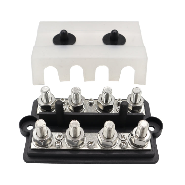 CP-3157 M10 RV Modified Yacht Double-row 4-way Busbar with Dust Cover