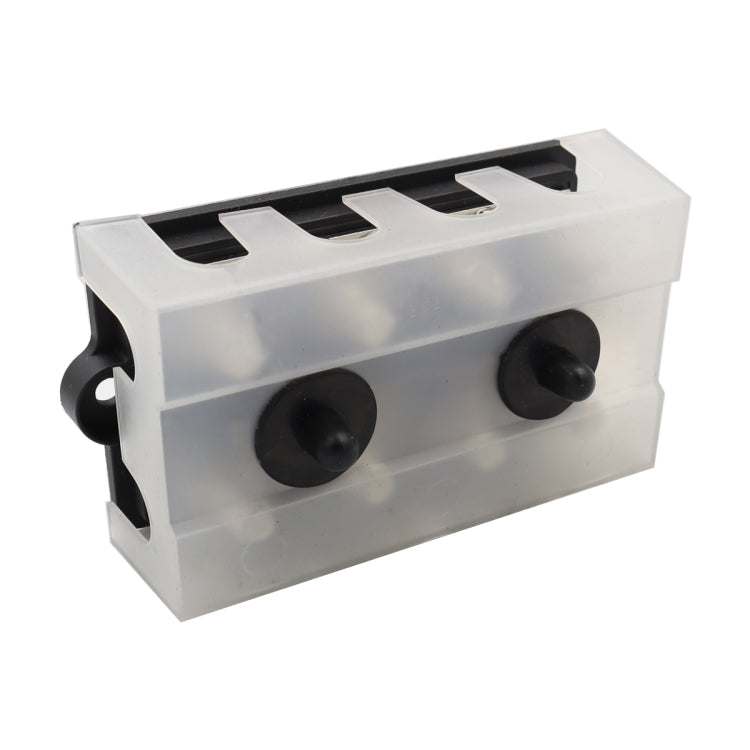 CP-3157 M10 RV Modified Yacht Double-row 4-way Busbar with Dust Cover