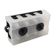 CP-3157 M10 RV Modified Yacht Double-row 4-way Busbar with Dust Cover