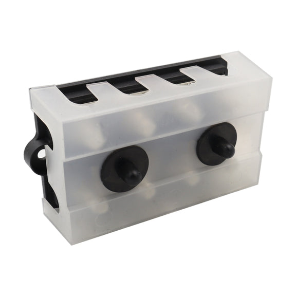 CP-3157 M10 RV Modified Yacht Double-row 4-way Busbar with Dust Cover