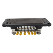 CP-3158 300A 12-48V RV Yacht Modified Double Row 12-way M6 Terminal Busbar with 12pcs Terminals