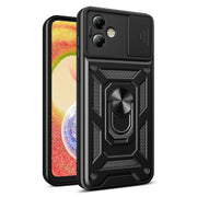 For Motorola Moto G14 Sliding Camera Cover Design TPU+PC Phone Case(Black)