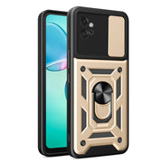 For Motorola Moto G32 Sliding Camera Cover Design TPU+PC Phone Case(Gold)