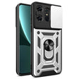 For Motorola Edge 50 Pro Global Sliding Camera Cover Design TPU+PC Phone Case(Silver) - Motorola Cases by PMC TechLife | Online Shopping South Africa | PMC TechLife | Buy Now Pay Later Mobicred