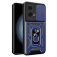For Motorola Edge 50 Fusion Sliding Camera Cover Design TPU+PC Phone Case(Blue) - free shipping - PMC TechLife - Order now!