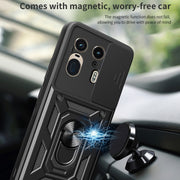 For Motorola Edge 50 Ultra Sliding Camera Cover Design TPU+PC Phone Case(Blue)