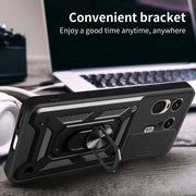 For Motorola Edge 50 Ultra Sliding Camera Cover Design TPU+PC Phone Case(Rose Gold)