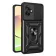 For Motorola Moto G55 Sliding Camera Cover Design TPU+PC Phone Case(Black) - free shipping - PMC TechLife - Order now!