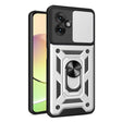 For Motorola Moto G55 Sliding Camera Cover Design TPU+PC Phone Case(Silver) - free shipping - PMC TechLife - Order now!