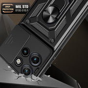 For Motorola Edge 50 Neo Sliding Camera Cover Design TPU+PC Phone Case(Silver)