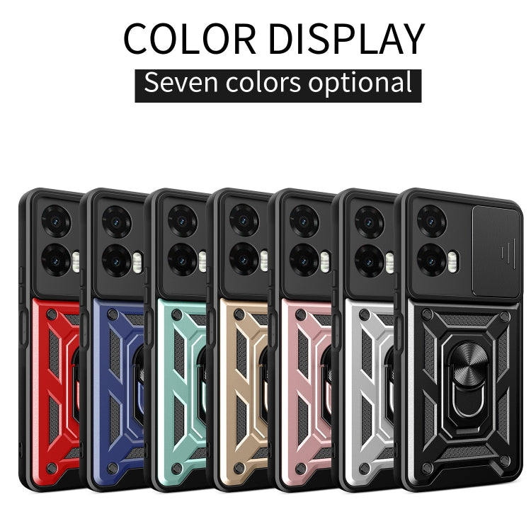 For Motorola Moto G35 5G Global Sliding Camera Cover Design TPU+PC Phone Case(Red)