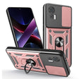 For Motorola Edge 30 Neo Sliding Camera Cover Design TPU+PC Phone Case(Rose Gold) - free shipping - PMC TechLife - Order now!