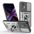 For Motorola Edge 30 Neo Sliding Camera Cover Design TPU+PC Phone Case(Silver) - free shipping - PMC TechLife - Order now!