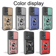For Motorola Edge 30 Fusion Sliding Camera Cover Design TPU+PC Phone Case(Red)