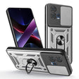 For Motorola Edge 30 Fusion Sliding Camera Cover Design TPU+PC Phone Case(Silver) - free shipping - PMC TechLife - Order now!