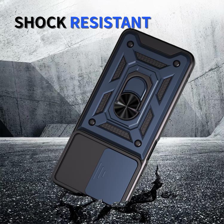 For Motorola Moto G 5G 2024 Sliding Camera Cover Design TPU+PC Phone Case(Red)
