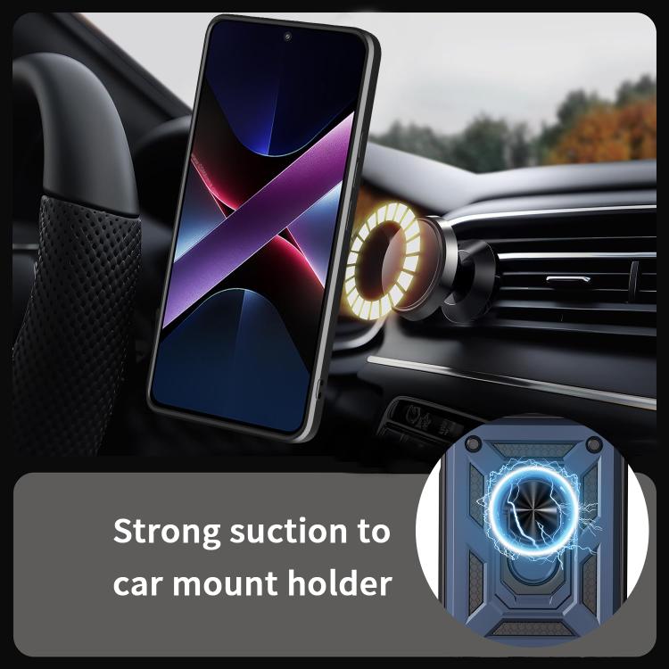 For Motorola Moto G 5G 2024 Sliding Camera Cover Design TPU+PC Phone Case(Blue)