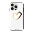 For iPhone 16 Pro Max Colorful Painted Glass Phone Case(Golden Love) - iPhone 16 Pro Max Cases by PMC TechLife | Online Shopping South Africa | PMC TechLife | Buy Now Pay Later Mobicred
