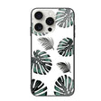 For iPhone 16 Pro Max Colorful Painted Glass Phone Case(Banana Leaf) - iPhone 16 Pro Max Cases by PMC TechLife | Online Shopping South Africa | PMC TechLife | Buy Now Pay Later Mobicred