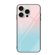 For iPhone 16 Pro Colorful Painted Glass Phone Case(Blue Sky) - iPhone 16 Pro Cases by PMC TechLife | Online Shopping South Africa | PMC TechLife | Buy Now Pay Later Mobicred
