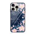 For iPhone 16 Pro Colorful Painted Glass Phone Case(Flower) - iPhone 16 Pro Cases by PMC TechLife | Online Shopping South Africa | PMC TechLife | Buy Now Pay Later Mobicred