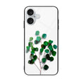 For iPhone 16 Plus Colorful Painted Glass Phone Case(Sapling) - free shipping - PMC TechLife - Order now!