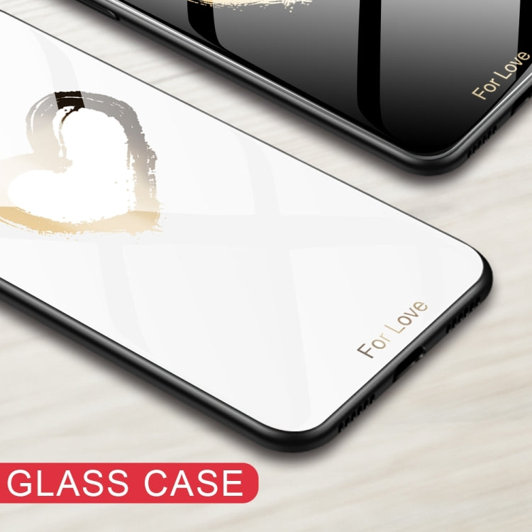 For iPhone 16 Plus Colorful Painted Glass Phone Case(Sapling)