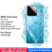For Xiaomi 14 Pro 5G imak UX-5 Series Transparent Shockproof TPU Protective Case(Transparent)