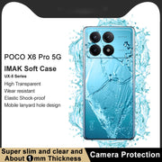 For Xiaomi Poco X6 Pro 5G/Redmi K70E 5G imak UX-5 Series Transparent Shockproof TPU Protective Case(Transparent)