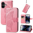 For Ulefone Note 16 Pro Butterfly Love Flower Embossed Leather Phone Case(Pink) - Ulefone Cases by PMC Jewellery | Online Shopping South Africa | PMC Jewellery | Buy Now Pay Later Mobicred