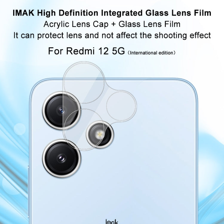 For Xiaomi Redmi 12 5G Global imak High Definition Integrated Glass Lens Film