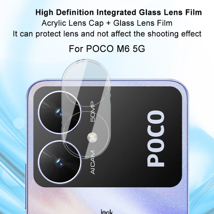 For Xiaomi Poco M6 5G imak High Definition Integrated Glass Lens Film
